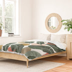 Modern banana leaf Duvet Cover Gallery Image 2