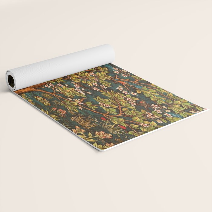 William Morris Tree Of Life, Morris floral,No, 2. Yoga Mat Gallery Image 2