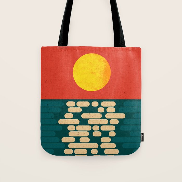 Sun Over The Sea - Afternoon Tote Bag Gallery Image 1