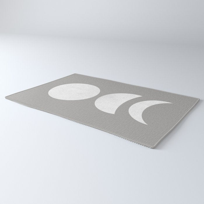 Lunar Eclipse - White Grey Rug Gallery Image 3