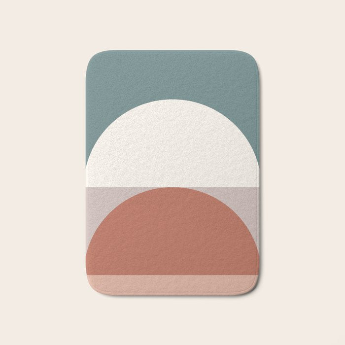 Abstract Geometric 01D Bath Mat Gallery Image 1