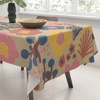 Red blooming Tablecloth Gallery Image 3