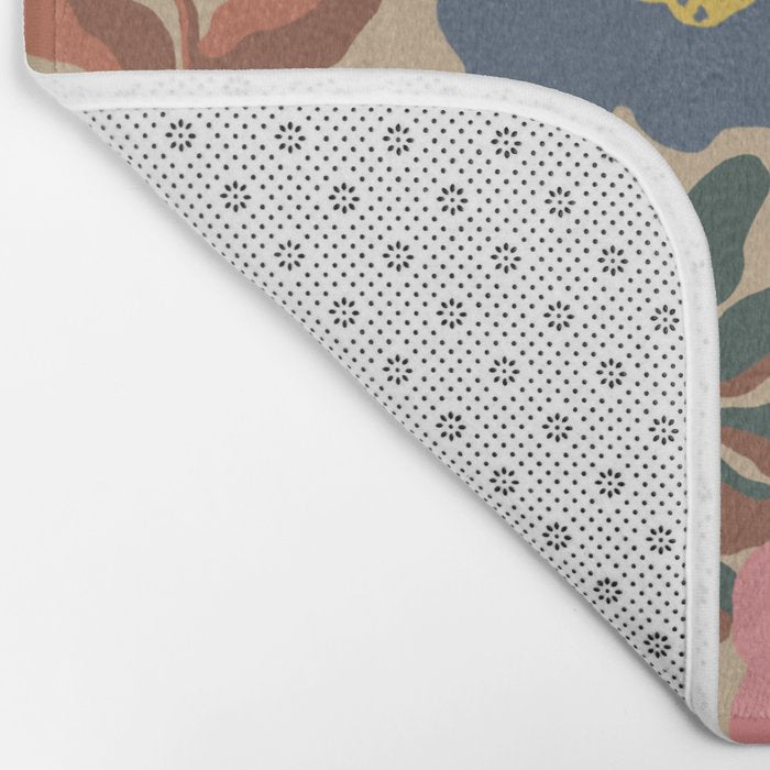 Red blooming Bath Mat Gallery Image 2