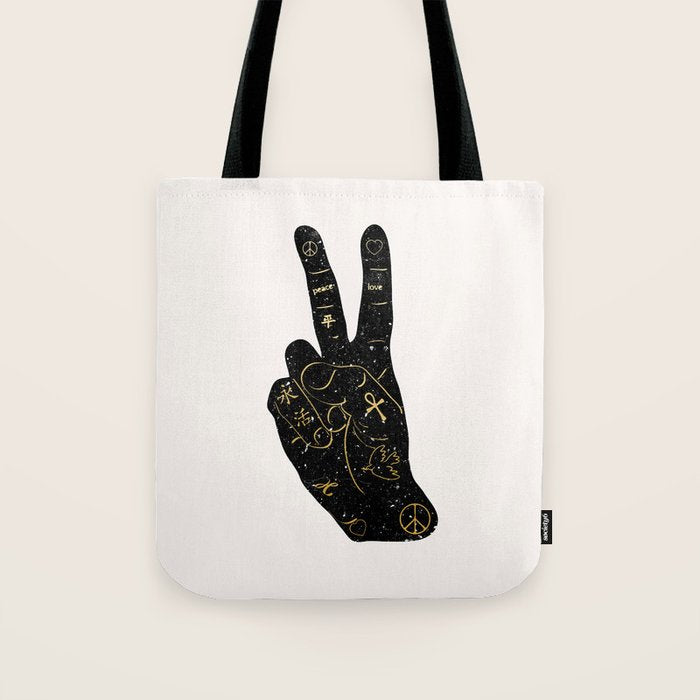 Peace Tote Bag Gallery Image 1