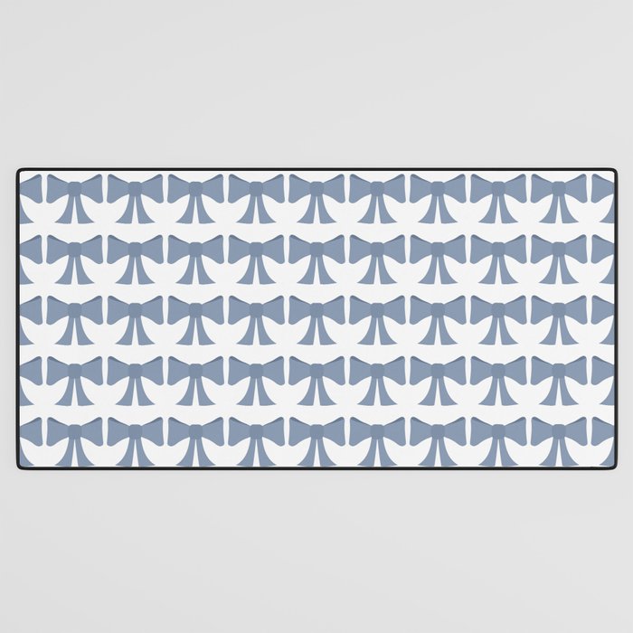Vintage Bows VII Neutral Blue Desk Mat Gallery Image 3