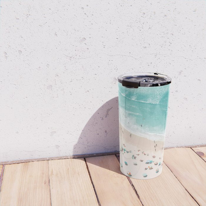 Pastel Beach Day Travel Mug Gallery Image 4