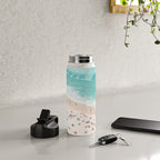 Pastel Beach Day Water Bottle Gallery Image 4