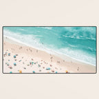 Pastel Beach Day Desk Mat Gallery Image 3