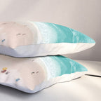 Pastel Beach Day Pillow Sham Gallery Image 3