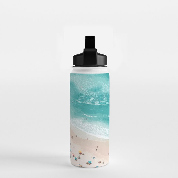 Pastel Beach Day Water Bottle Gallery Image 2
