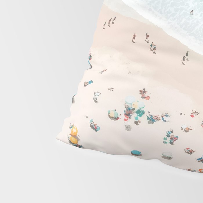 Pastel Beach Day Pillow Sham Gallery Image 4