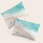 Pastel Beach Day Pillow Sham Gallery Image 3