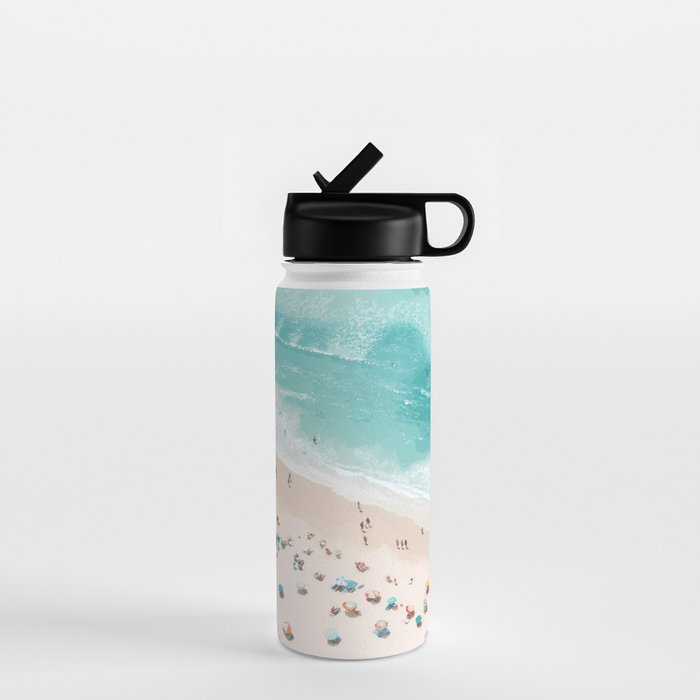 Pastel Beach Day Water Bottle Gallery Image 1