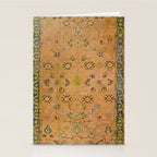 Persian Heritage Rug Design in Warm Earth Tones Stationery Card Gallery Image 2