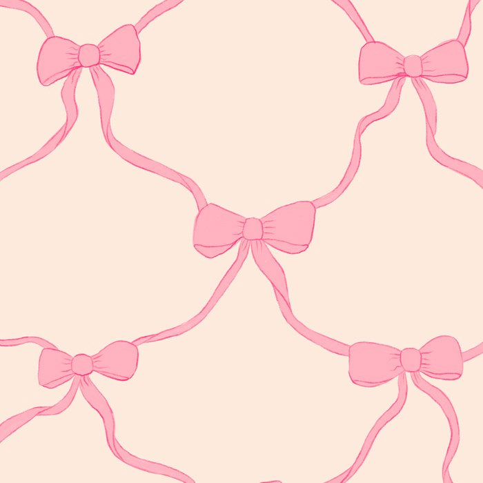 Coquette style ribbons and bows pattern in pink Coffee Mug Gallery Image 2
