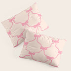 Coquette style ribbons and bows pattern in pink Pillow Sham Gallery Image 3