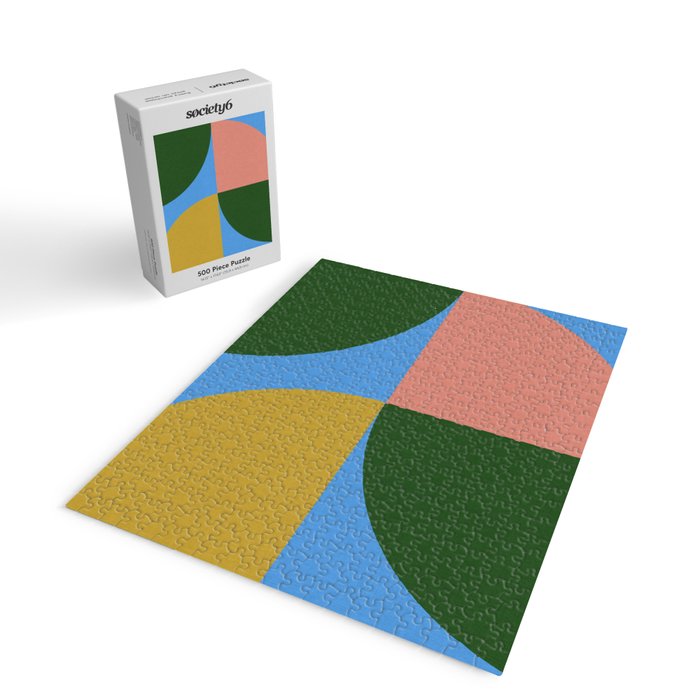 abstract retro vivid fall 8 Jigsaw Puzzle Gallery Image 2