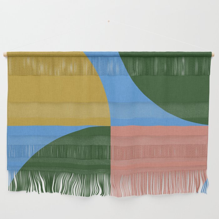 abstract retro vivid fall 8 Wall Hanging Gallery Image 1