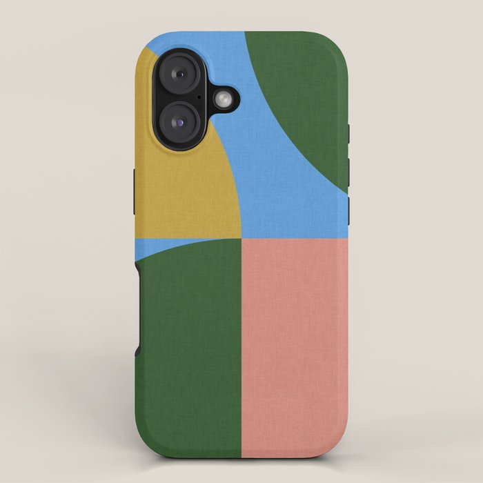 abstract retro vivid fall 8 iPhone Case Gallery Image 1