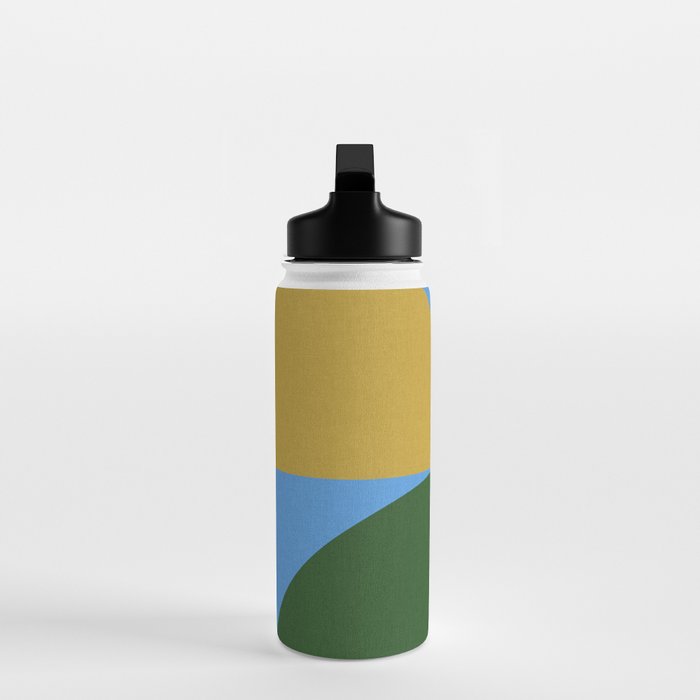 abstract retro vivid fall 8 Water Bottle Gallery Image 3