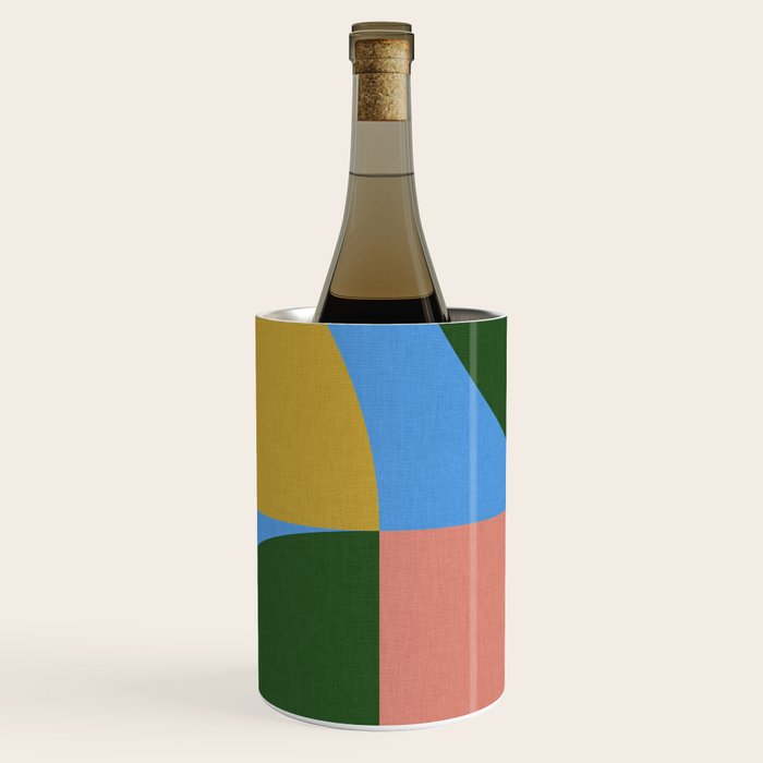 abstract retro vivid fall 8 Wine Chiller Gallery Image 1