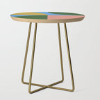 abstract retro vivid fall 8 Side Table Gallery Image 1