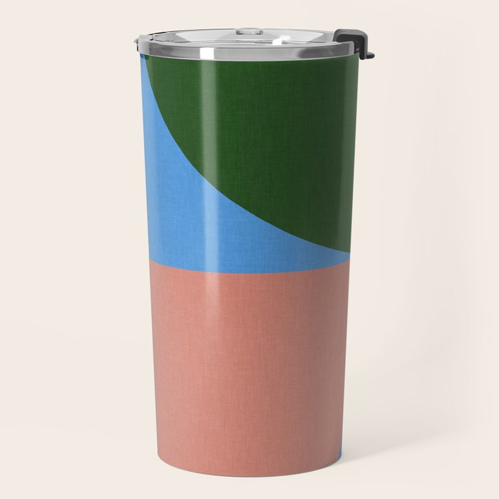abstract retro vivid fall 8 Travel Mug Gallery Image 2