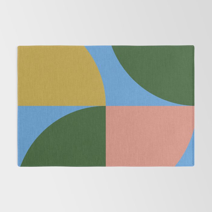 abstract retro vivid fall 8 Rug Gallery Image 2