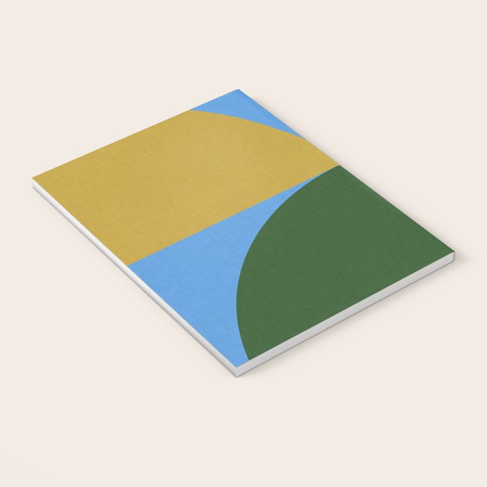 abstract retro vivid fall 8 Notebook Gallery Image 3