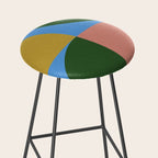 abstract retro vivid fall 8 Stool Gallery Image 2
