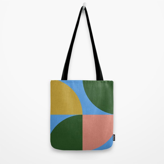 abstract retro vivid fall 8 Tote Bag Gallery Image 2