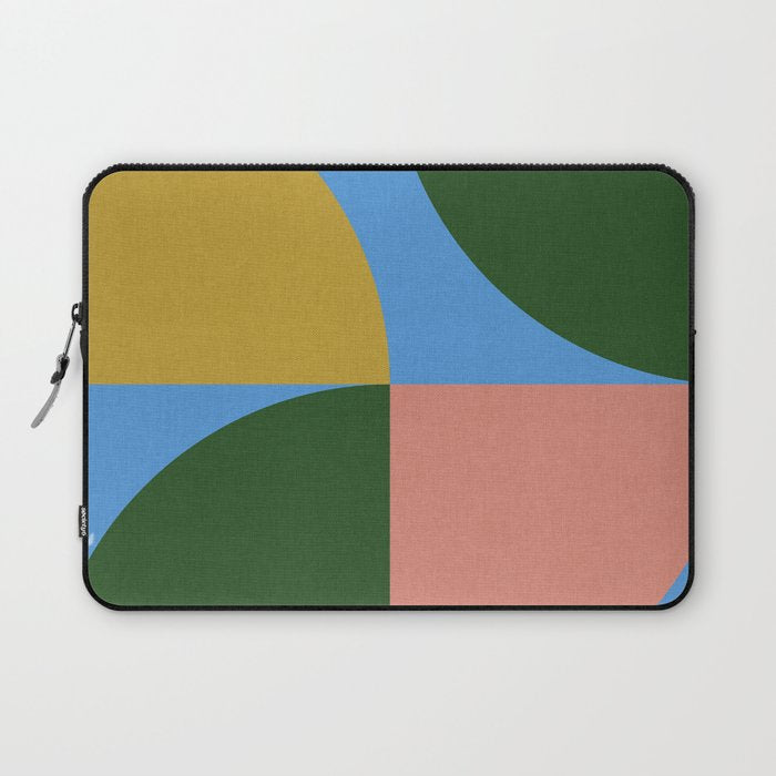 abstract retro vivid fall 8 Laptop Sleeve Gallery Image 1