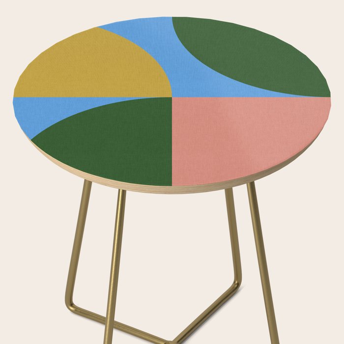 abstract retro vivid fall 8 Side Table Gallery Image 2