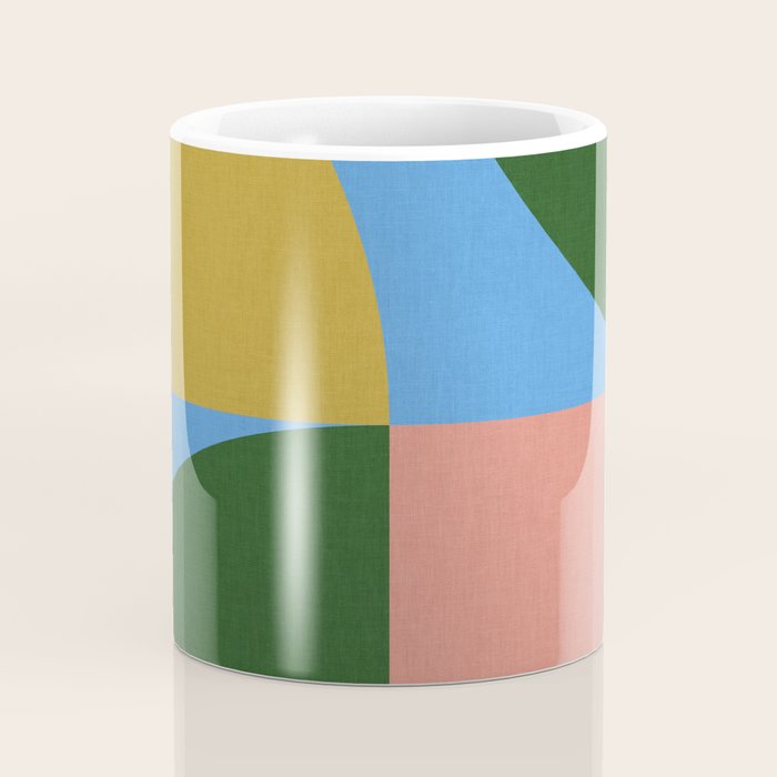abstract retro vivid fall 8 Coffee Mug Gallery Image 4