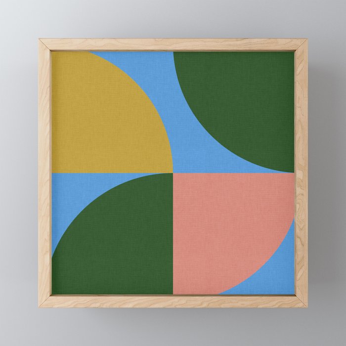 abstract retro vivid fall 8 Mini Art Print Gallery Image 1