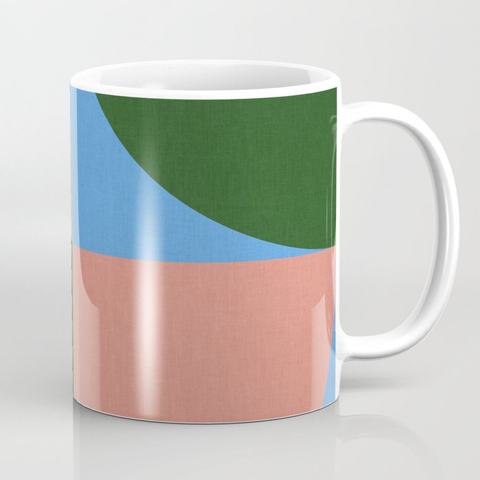 abstract retro vivid fall 8 Coffee Mug Gallery Image 1