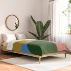 abstract retro vivid fall 8 Comforter Gallery Image 2