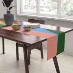 abstract retro vivid fall 8 Table Runner Gallery Image 2
