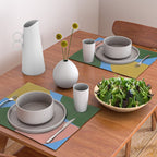 abstract retro vivid fall 8 Placemat Gallery Image 2
