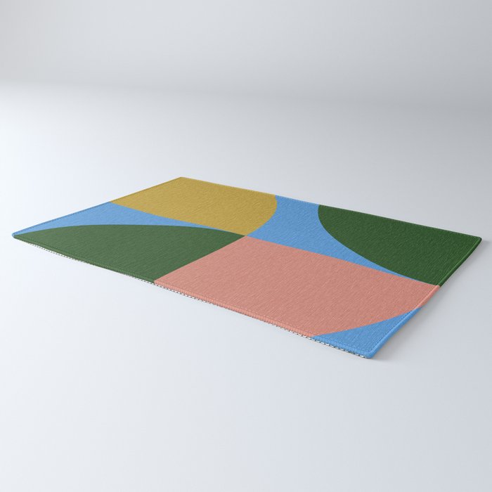 abstract retro vivid fall 8 Rug Gallery Image 3