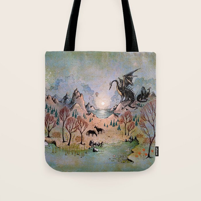 Dragon Hills Tote Bag Gallery Image 1