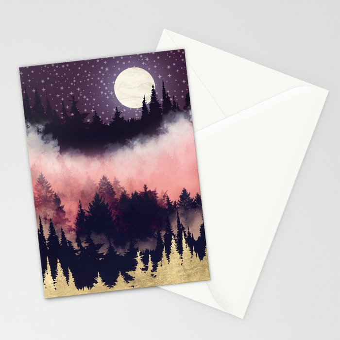 Evening Glow Stationery Card Gallery Image 2