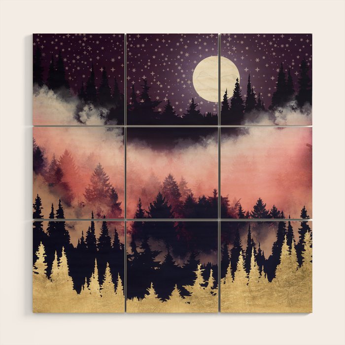 Evening Glow Wood Wall Art Gallery Image 1