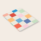 Colorful Checkered Pattern: A Vibrant and Playful Design Notebook Gallery Image 2