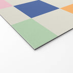 Colorful Checkered Pattern: A Vibrant and Playful Design Welcome Mat Gallery Image 2