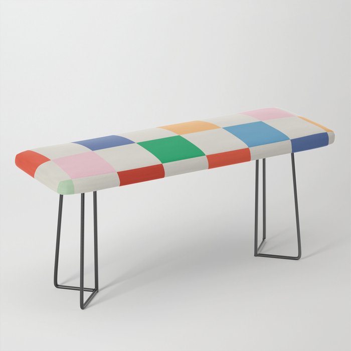 Colorful Checkered Pattern: A Vibrant and Playful Design Bench Gallery Image 1