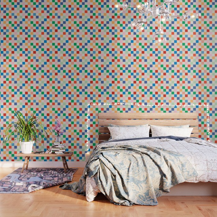 Colorful Checkered Pattern: A Vibrant and Playful Design Wallpaper Gallery Image 3