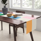 Colorful Checkered Pattern: A Vibrant and Playful Design Table Runner Gallery Image 2