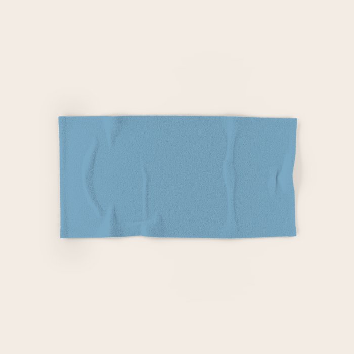 Autumn Seaside Blue Bath Towel Gallery Image 1