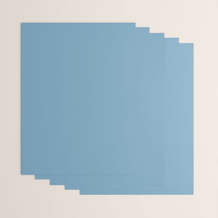 Autumn Seaside Blue Wrapping Paper Gallery Image 3